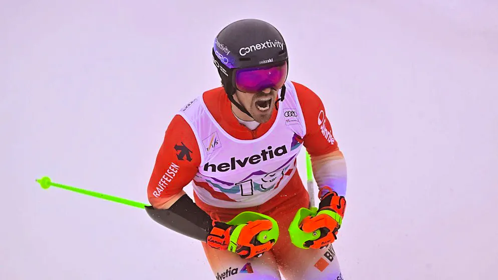 The Swiss slalom slump on the Chuenisbärgli continues - Gallery. After five races without any points, Marc Rochat achieves a liberation with 10th place