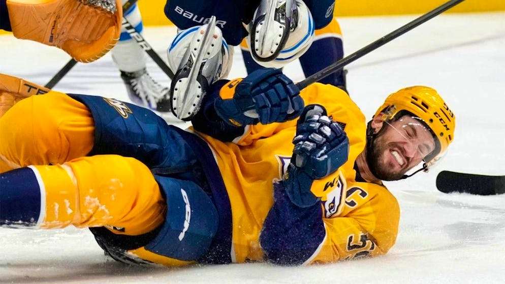 Nothing to laugh about: Things didn't go according to plan for Roman Josi last year