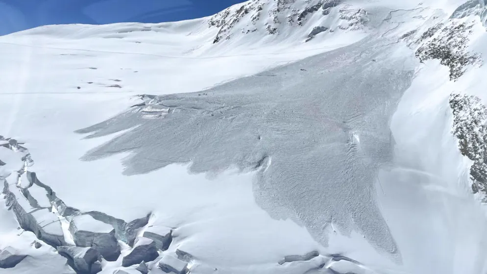 La valanga si è staccata lungo il crinale est di Punta Valgrande, cima di 2'850 metri. (Foto simbolica)