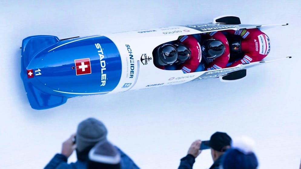 Michael Vogt a manqué de très peu le podium en bob à quatre à St-Moritz.