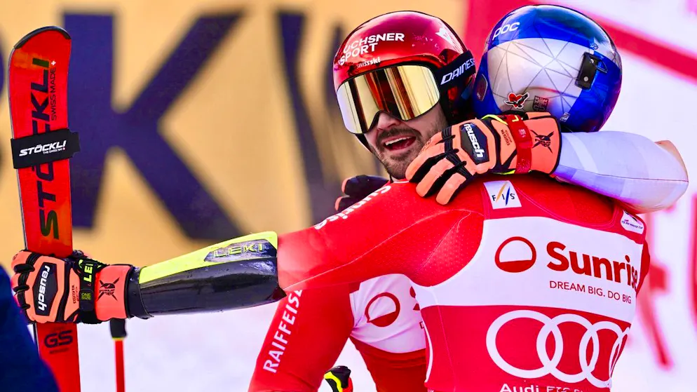 Adelboden. Loïc Meillard : «J’ai eu une petite larme à l’oeil»
