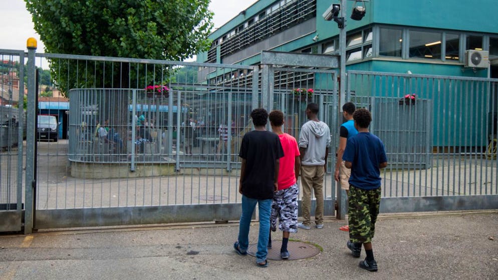 Il centro per richiedenti l'asilo di Chiasso