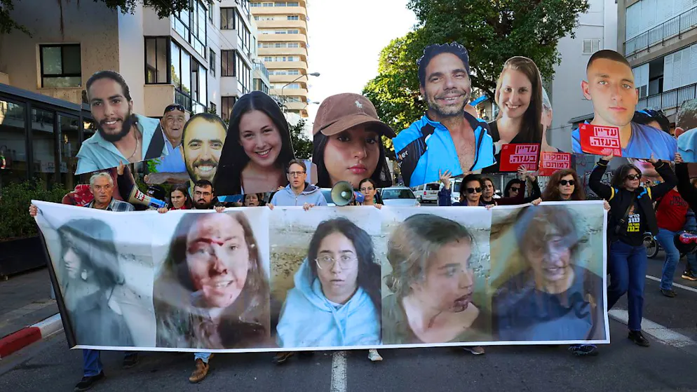 Manifestazione a Tel Aviv per la liberazione degli ostaggi ancora in mano ad Hamas.