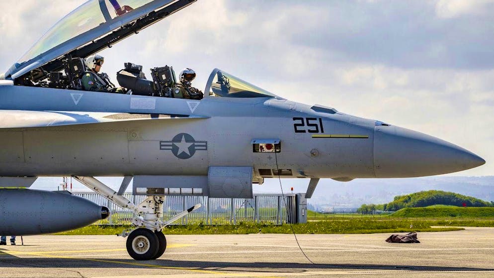 F/A-18 jets are increasingly being seen on the ground instead of in the air in Switzerland.