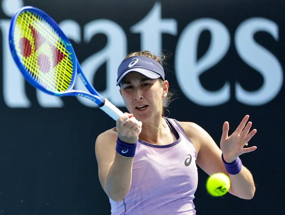 Belinda Bencic schaffte es im ersten Grand Slam als Mutter bis in die Achtelfinals.