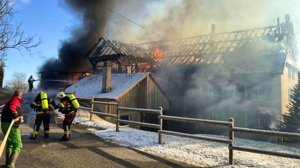 Une trentaine de bovins sont morts dimanche dans l'incendie d'un rural à Peney-le-Jorat.
