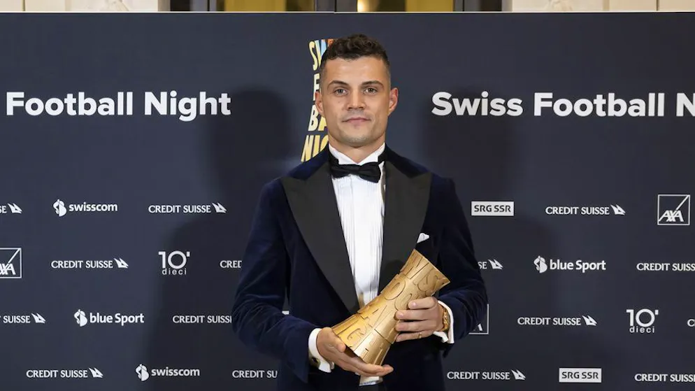 Swiss Football Night. Steffen ist bester Super-League-Spieler ++ Granit Xhaka wieder Nati-Spieler des Jahres