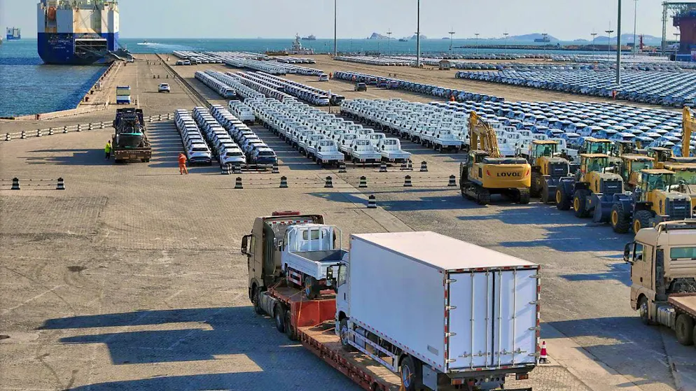 Exports are an enormously important pillar of the Chinese economy. (archive picture)