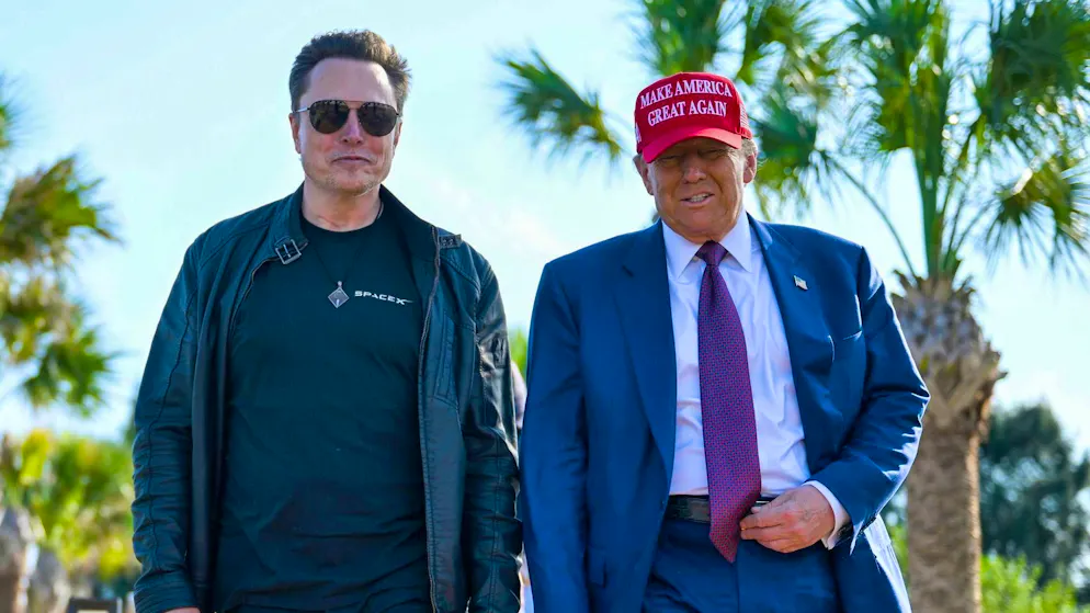 Musk has hardly left Trump's side since his election victory. (archive image)
