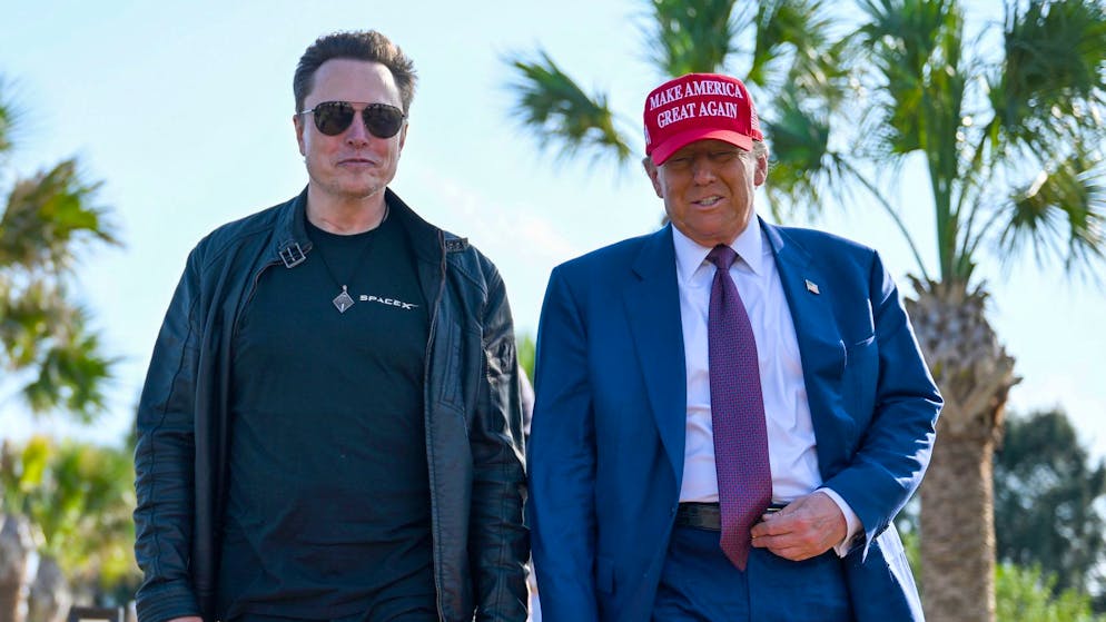Musk weicht seit Trumps Wahlsieg kaum mehr von dessen Seite. (Archivbild)