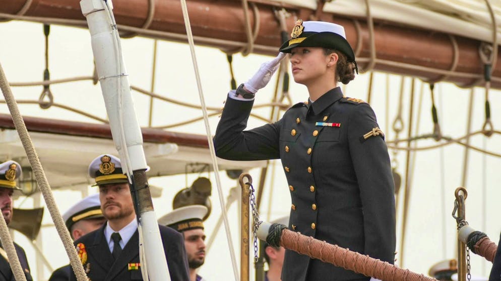 Viaggio di sei mesi. La 19enne principessa Leonor parte in viaggio con la marina spagnola