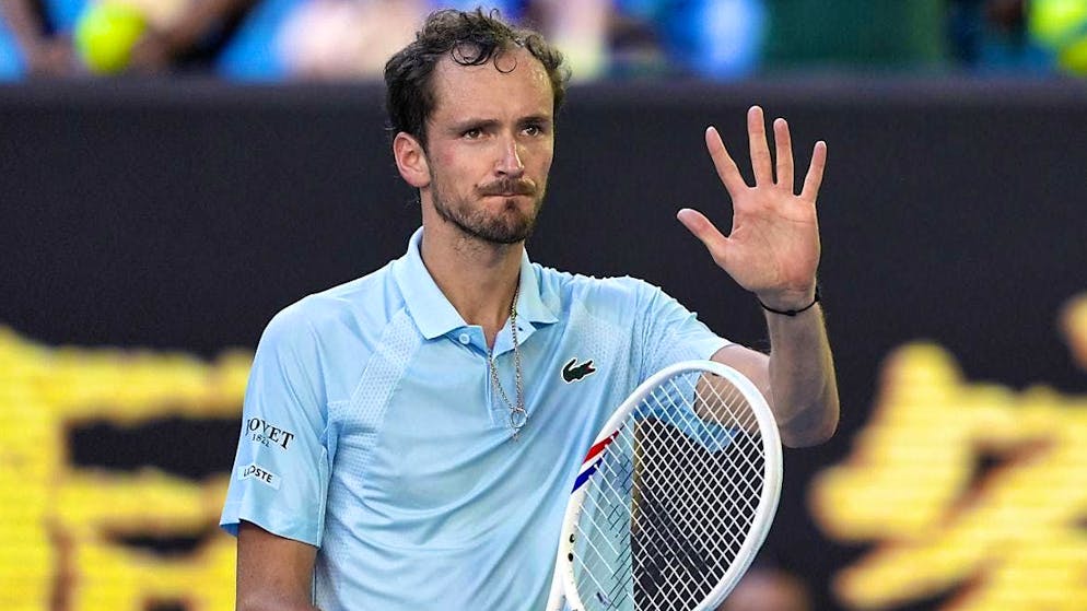 Daniil Medvedev remains in contention at the Australian Open.