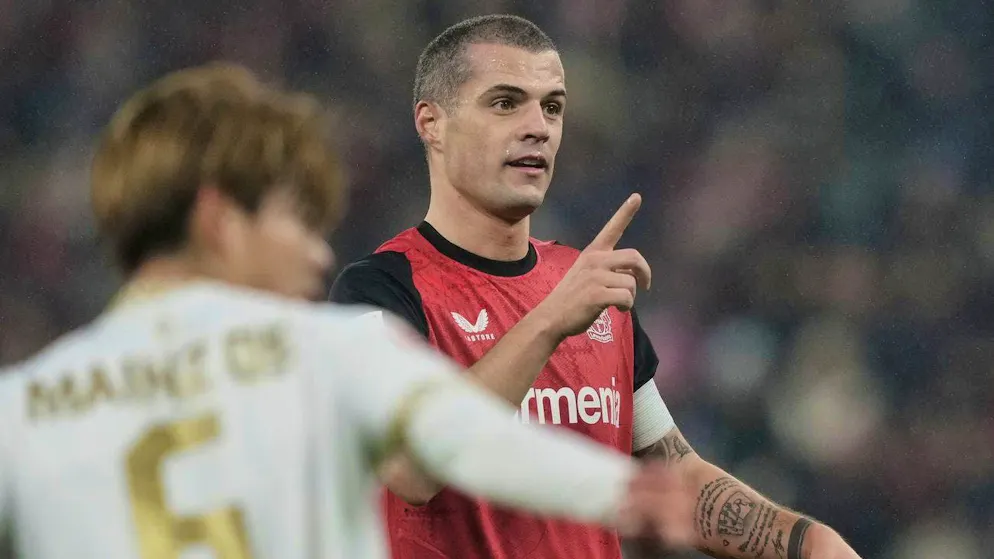 Granit Xhaka's Leverkusen are still on a high.