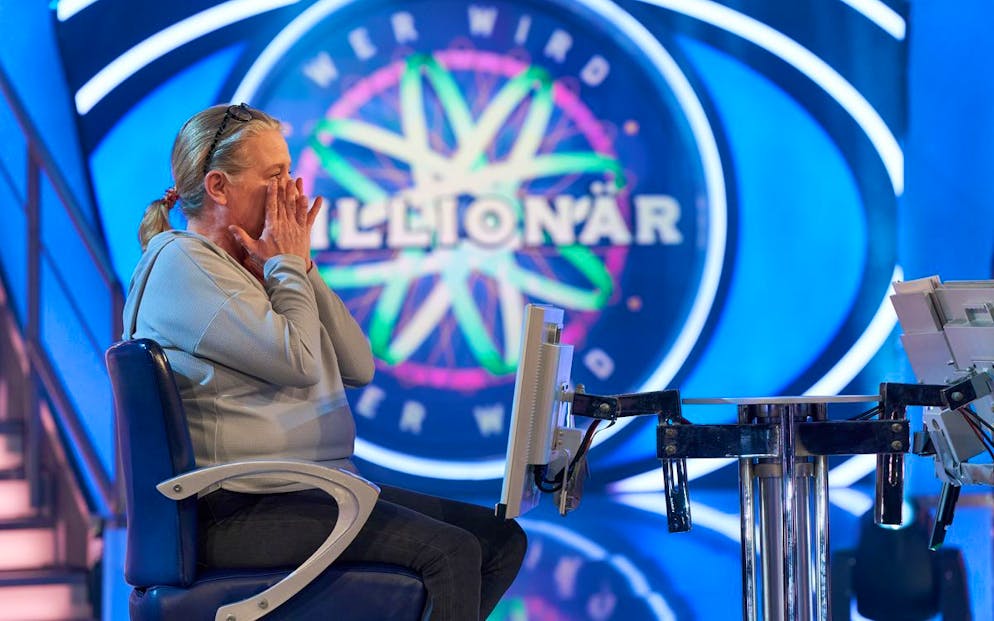 «Wer wird Millionär?»-Kandidatin bricht in Tränen aus. Iris Oberath erklärte ihre Tränen angesichts der erspielten 32'000 Euro mit den Wechseljahren.