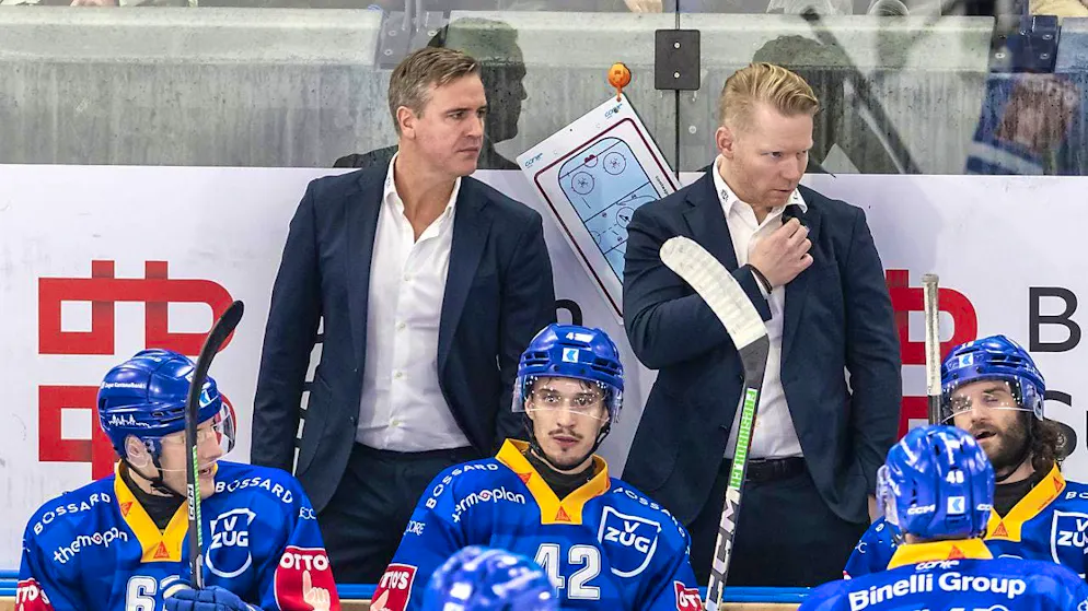 Earlier than expected: Michael Liniger (right) already takes over responsibility in February during head coach Dan Tangnes' convalescence.