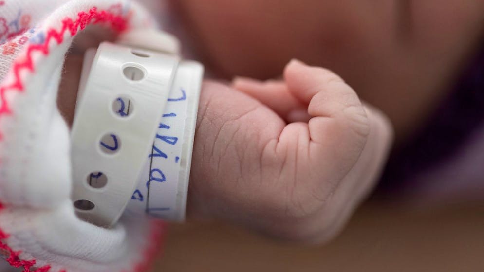 Un neonato all'ospedale