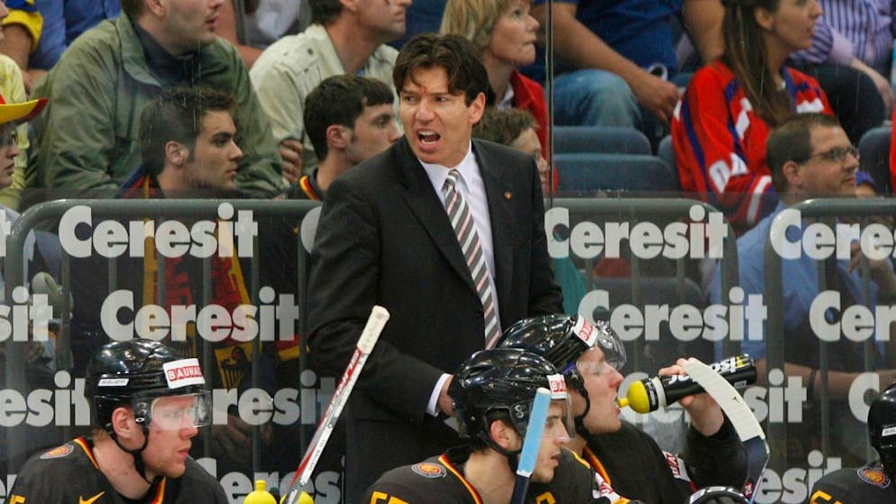 Uwe Krupp, hier in einer Archivaufnahme als Nationaltrainer Deutschlands, gibt künftig beim HC Lugano Anweisungen.
