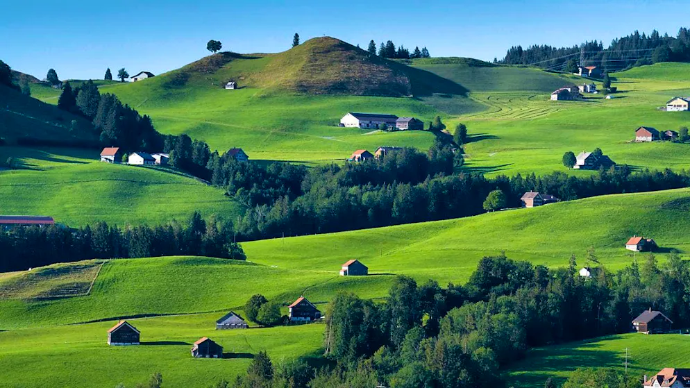 Individual regions in Appenzell Innerrhoden show elevated PFAS levels.