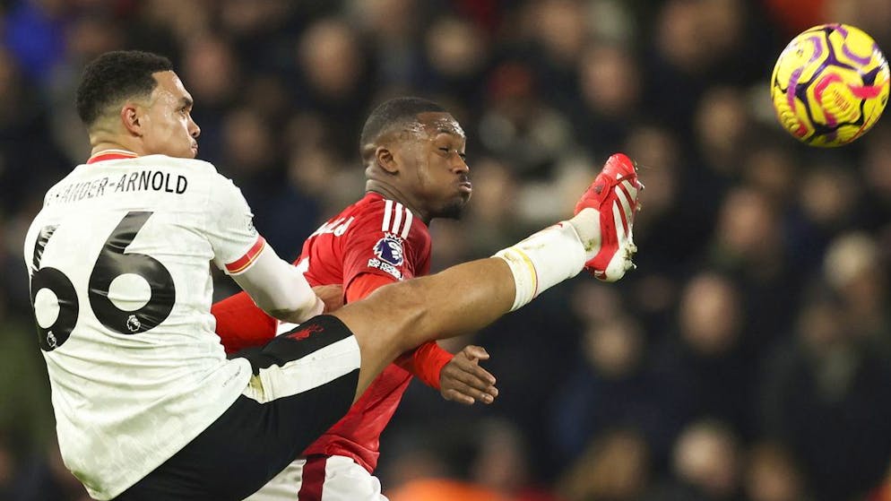 Liverpool und Nottingham trennen sich 1:1.