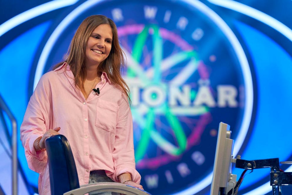 «Wer wird Millionär?»-Kandidatin bricht in Tränen aus. Kristina Gress stand am Ende der Sendung vor der 16'000er-Hürde und darf nächstes Mal weiterspielen.