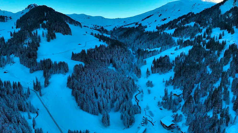 An 80-year-old man died in the Adelboden-Lenk ski area.