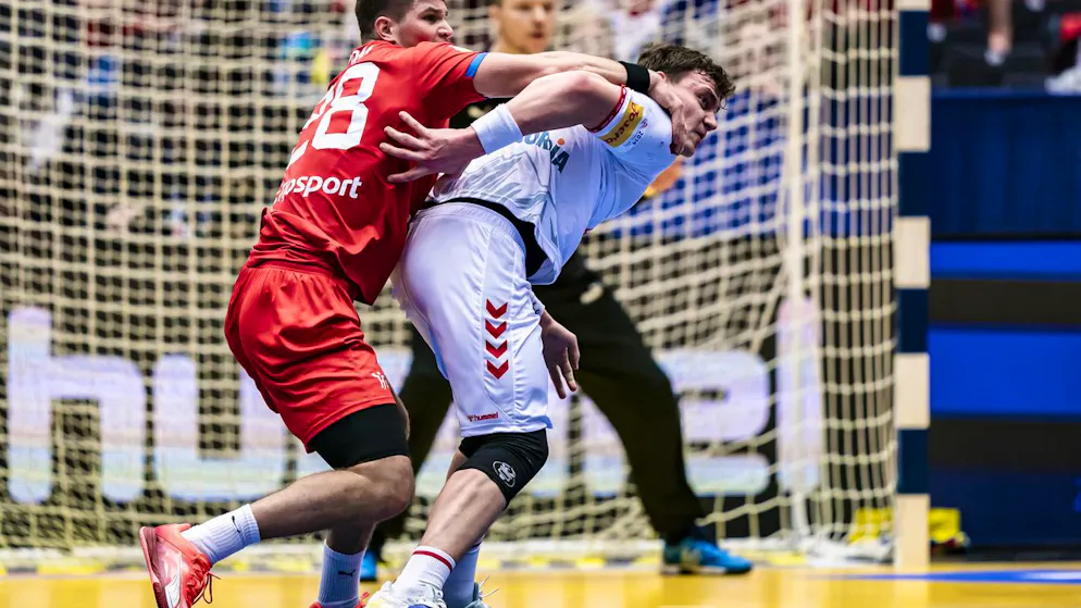 Handball World Championship. The Swiss handball team plays 17:17 against the Czech Republic in the World Championship opener