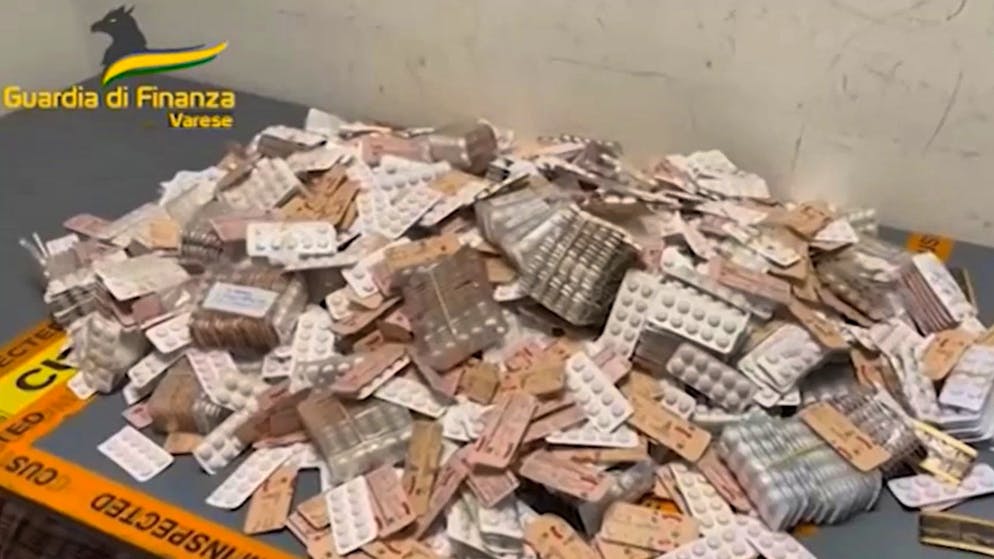 Il Tramadolo, parte della droga sequestrata a Malpensa