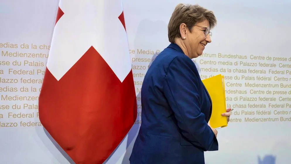 Who will take over from Viola Amherd at the end of March 2025?