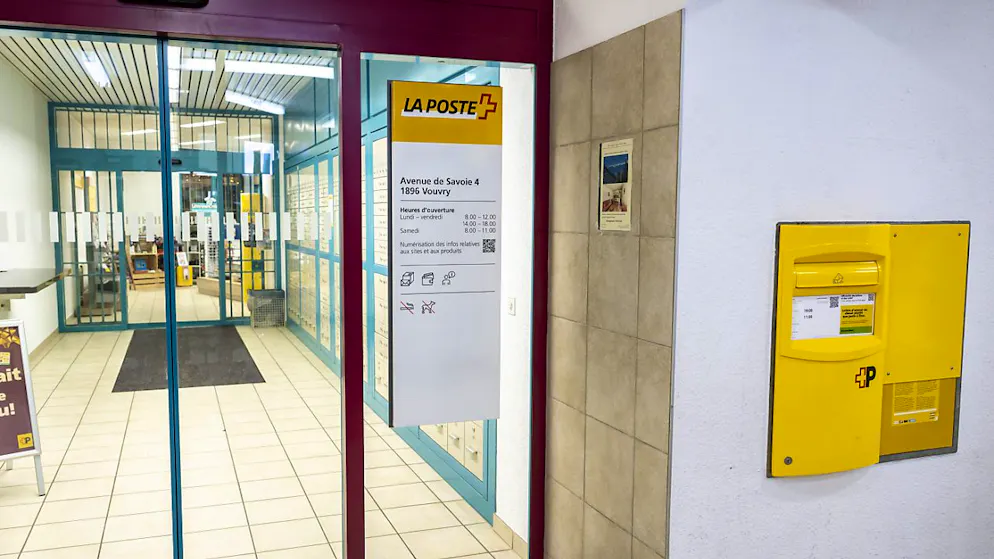 La poste de Vouvry est vouée à fermer au plus tard fin 2028.