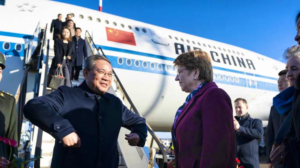 President Viola Amherd welcomed Chinese Premier Li Qiang to Zurich.