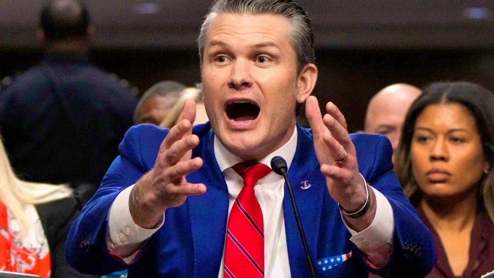 Pete Hegseth, President-elect Trump's pick for Secretary of Defense, appears before the Senate Armed Services Committee for his confirmation hearing at the Capitol. Photo: Alex Brandon/AP/dpa