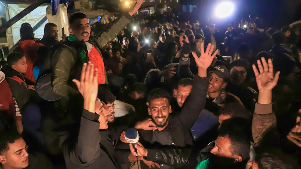 Joy in the Gaza Strip: The guns are to fall silent. 