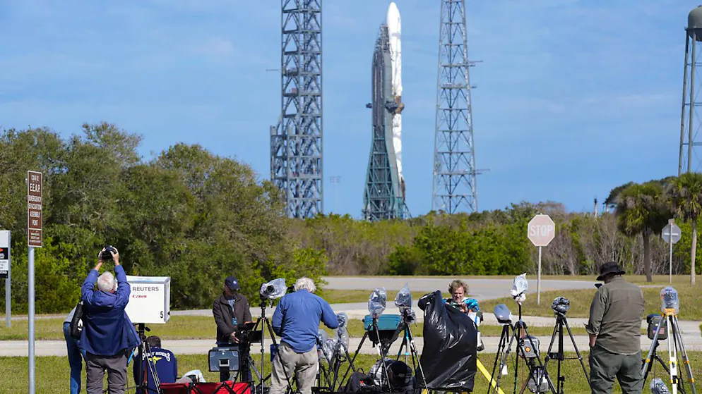 Il razzo è partito questa mattina ora svizzera