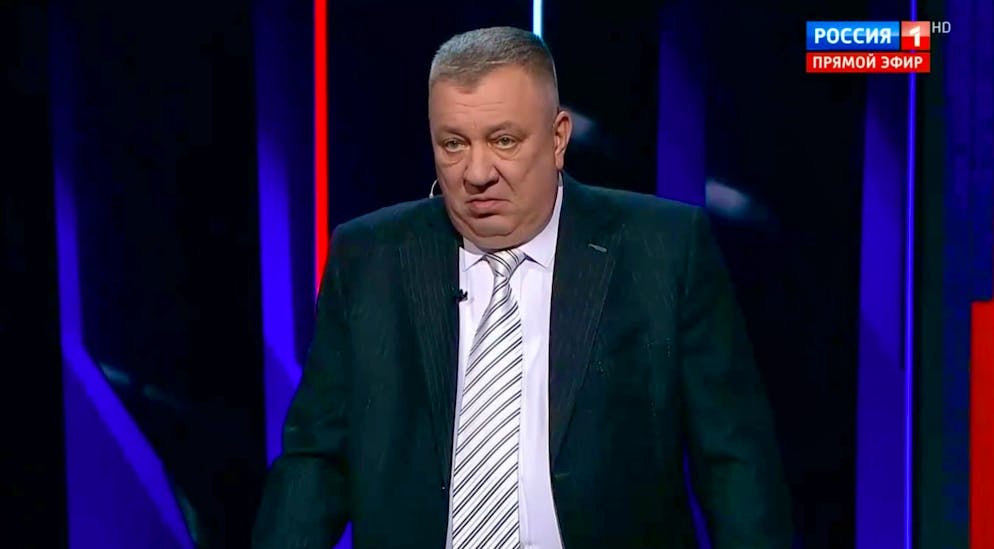 «Ce n'est pas une blague» : Andrej Guruljow siège au parlement russe depuis quatre ans.