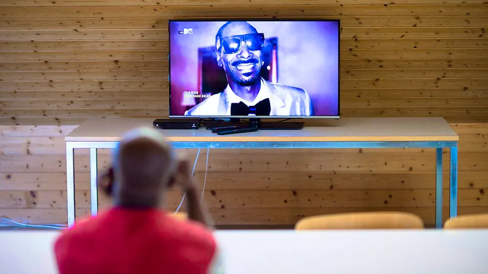 TV channels reached 4.7 million viewers per day in Switzerland in the second half of 2024 (archive image)