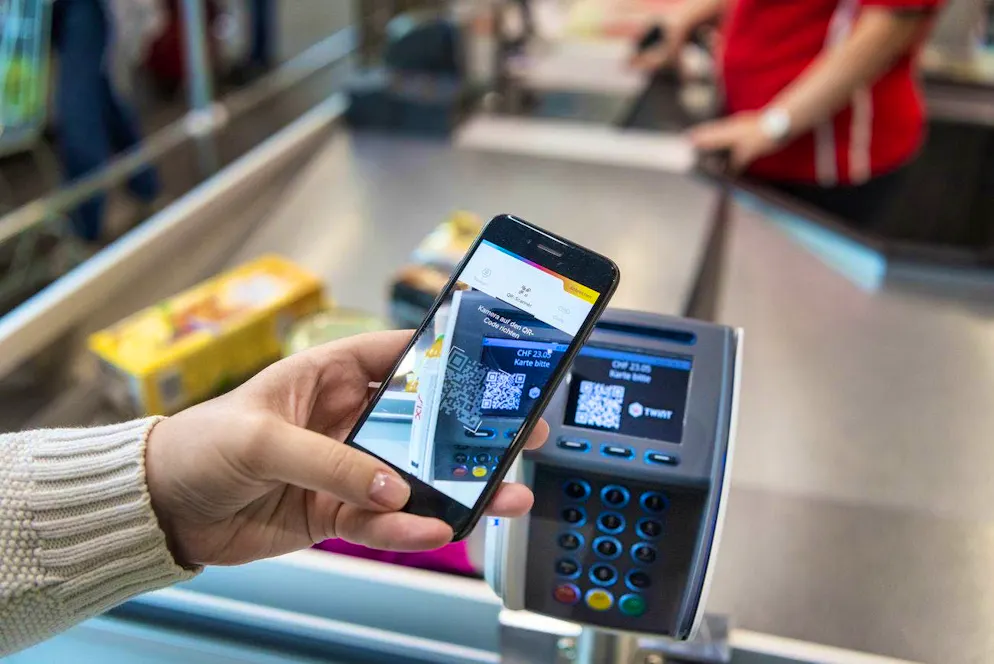 Causing problems on Thursday lunchtime: Paying with Twint.