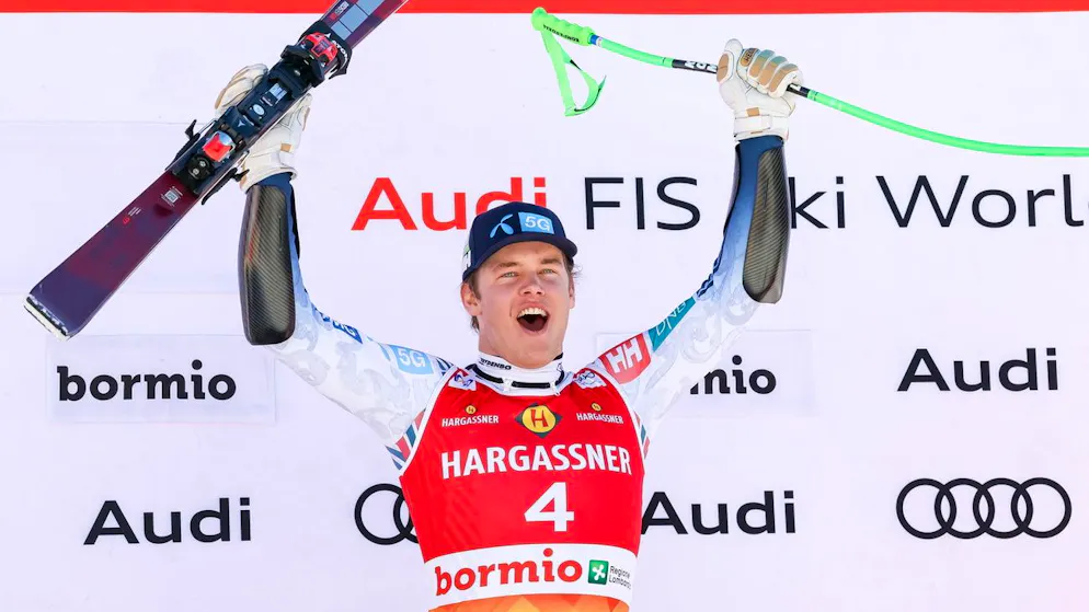 Fredrik Möller s'est imposé à Bormio fin décembre.