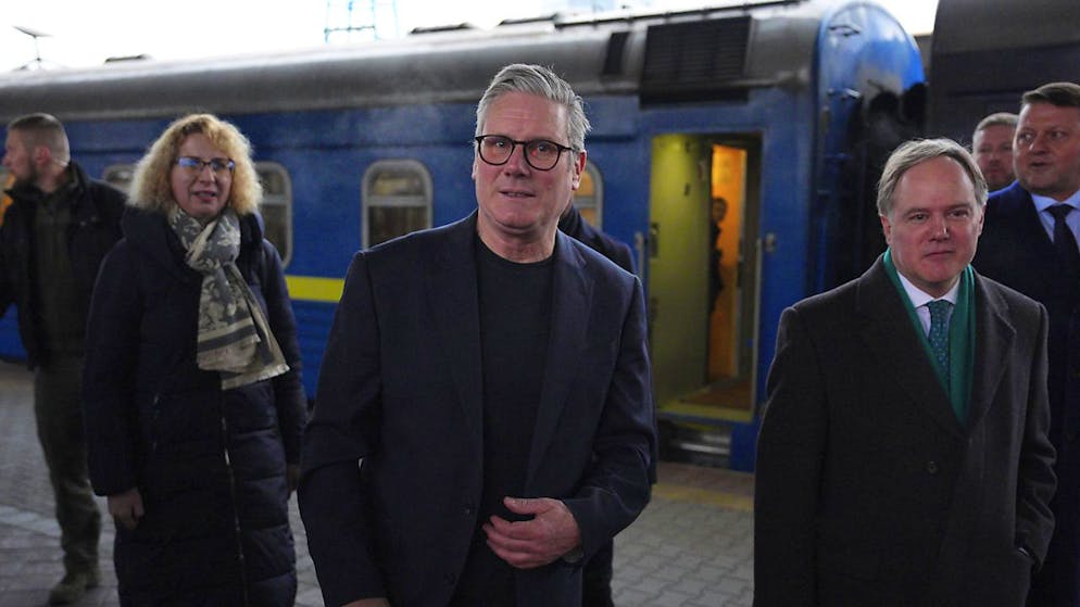 Le Premier ministre britannique Keir Starmer est arrivé jeudi matin à Kiev.