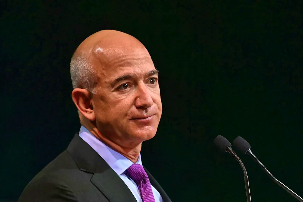 Jeff Bezos' heavy-duty rocket takes off for the first time - Gallery. Amazon founder Jeff Bezos founded Blue Origin in 2000.