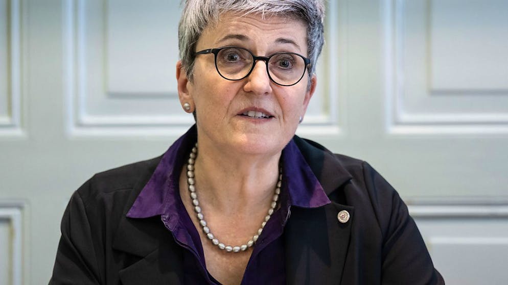 Nicoletta della Valle, future ex-cheffe de Fedpol, a tiré le bilan de ses dix ans en fonction. Il reste encore beaucoup à faire pour combattre la criminalité (archives).