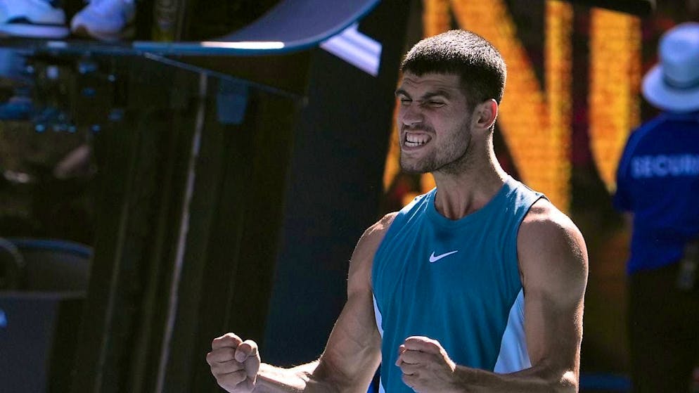 Carlos Alcaraz is delighted to have reached the second week of the tournament