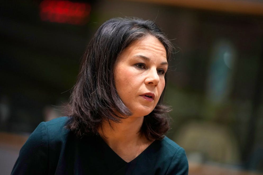 Annalena Baerbock empfiehlt: «Raus in den kalten Wind.»
