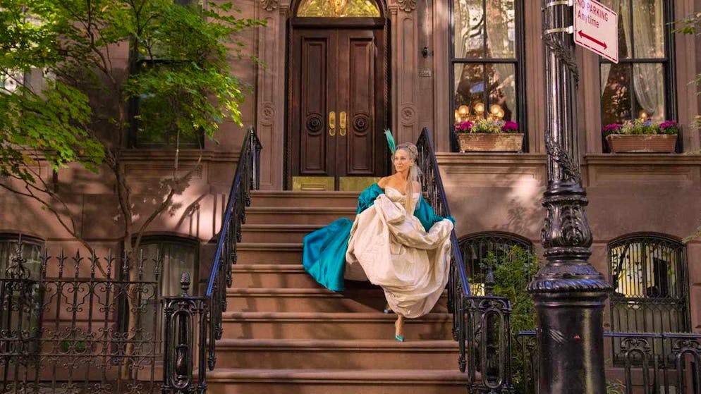 May soon no longer be freely accessible: the legendary staircase from the TV series "Sex and the City" and "And Just Like That ..." in Manhattan.