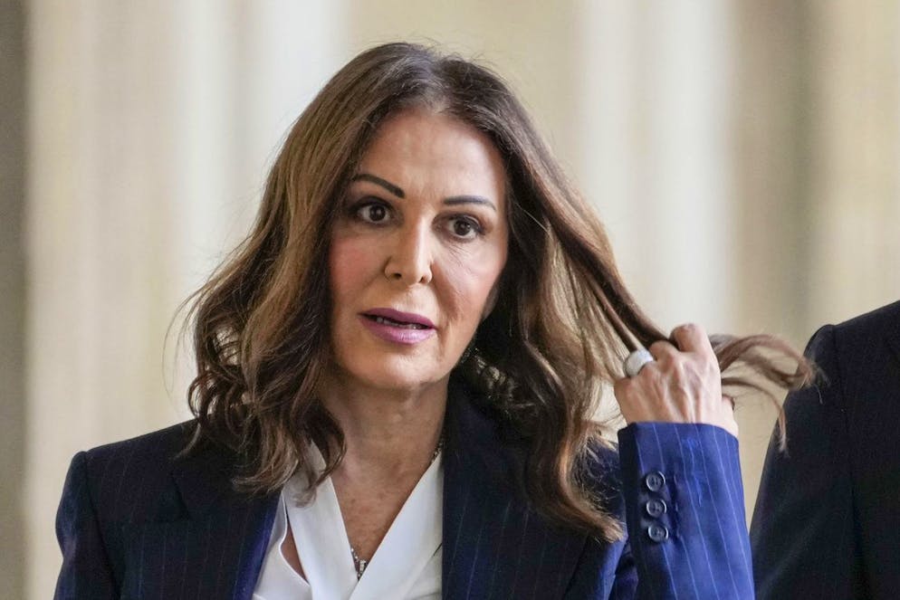 FILE - Minister for tourism Daniela Santanche arrives at Quirinal presidential palace in Rome, on Oct. 22, 2022. (AP Photo/Andrew Medichini, File)