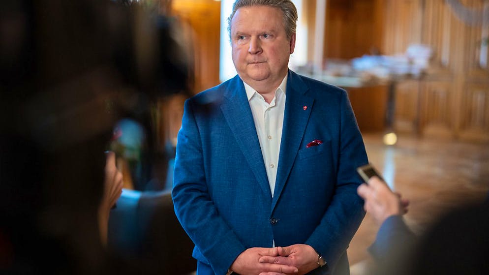 ARCHIV - Wiens Bürgermeister Michael Ludwig (SPÖ) spricht während eines Pressestatements nach einer Sitzung der SPÖ-Gremien in Wien. Foto: Georg Hochmuth/APA/dpa