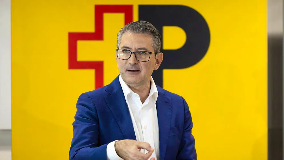Roberto Cirillo, CEO of Swiss Post, is handing over the sceptre. (archive photo)