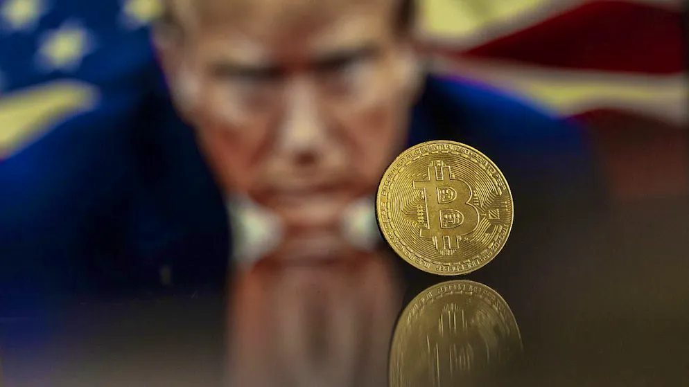 US President Donald Trump was originally against cryptocurrencies. Now he has introduced his own meme coin named after him. (symbolic image)