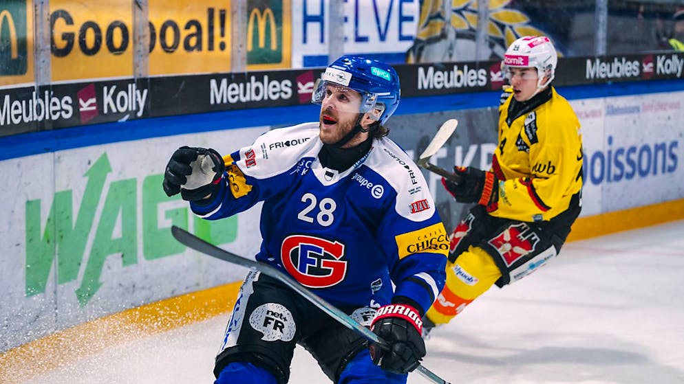 Lausanne reprend sa marche en avant - Gallery. Christoph Bertschy (28) a inscrit l'un des deux buts fribourgeois face à Berne