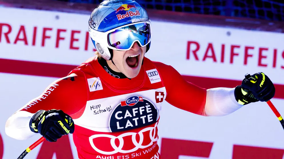Swiss celebration in the Lauberhorn downhill. Odermatt and von Allmen take the fourth Swiss double victory in a row