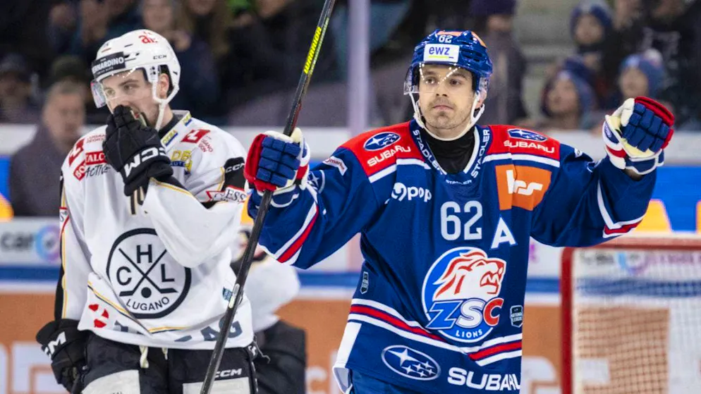 Kloten can do it without Aaltonen - Gallery. A fitting way to celebrate a 27th birthday: Denis Malgin (right) scored the winning goal for the ZSC Lions against Lugano
